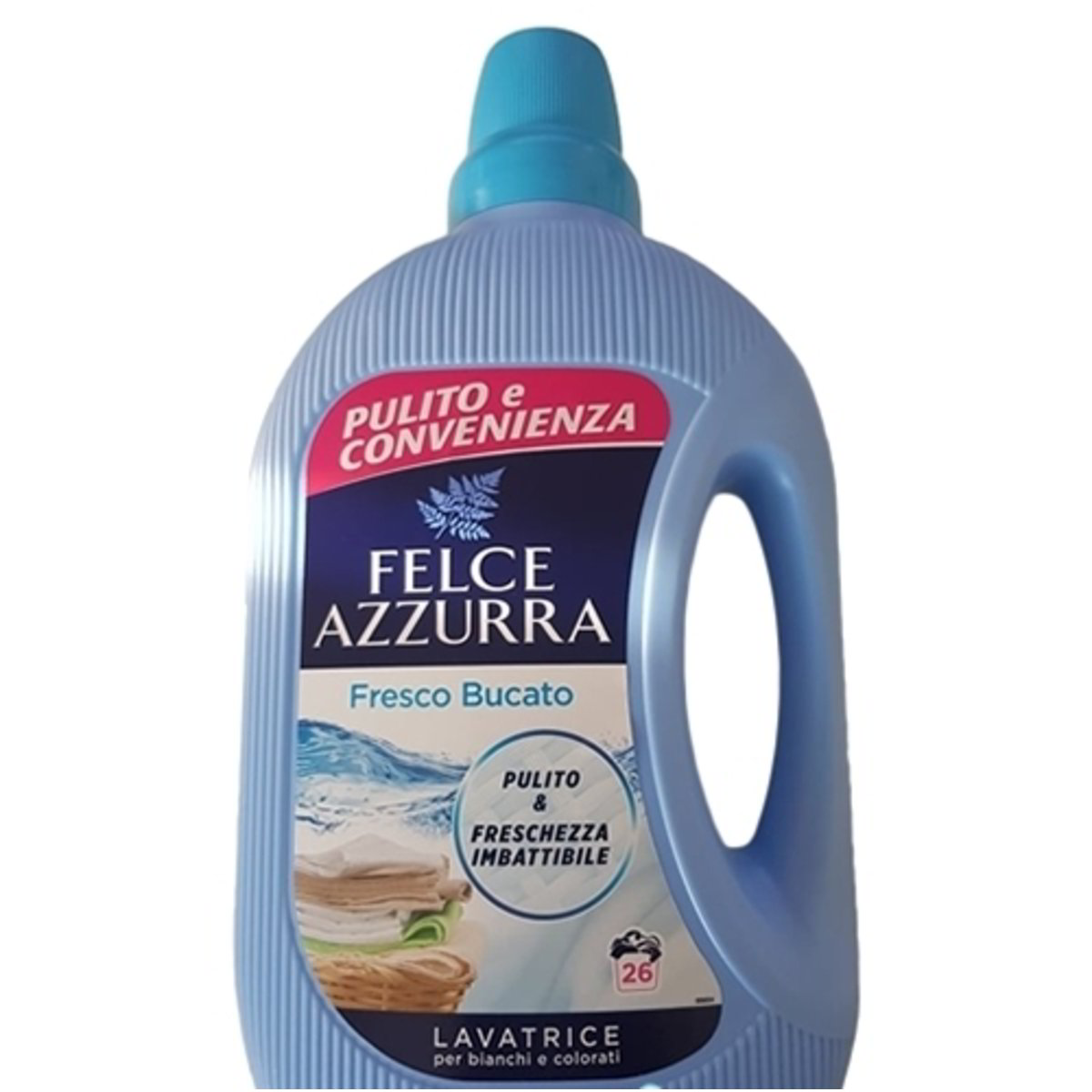 Detersivo Liquido Lavatrice Igiene Pulito Lav Felce Azzurra Lt