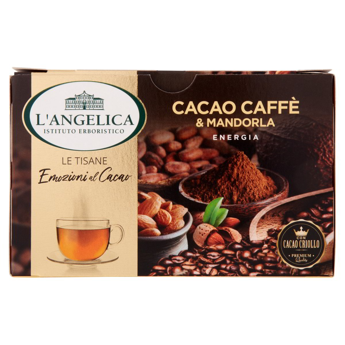 Tisana Al Cacao Caffe E Mandorla L Angelica Filtri L Ecommerce