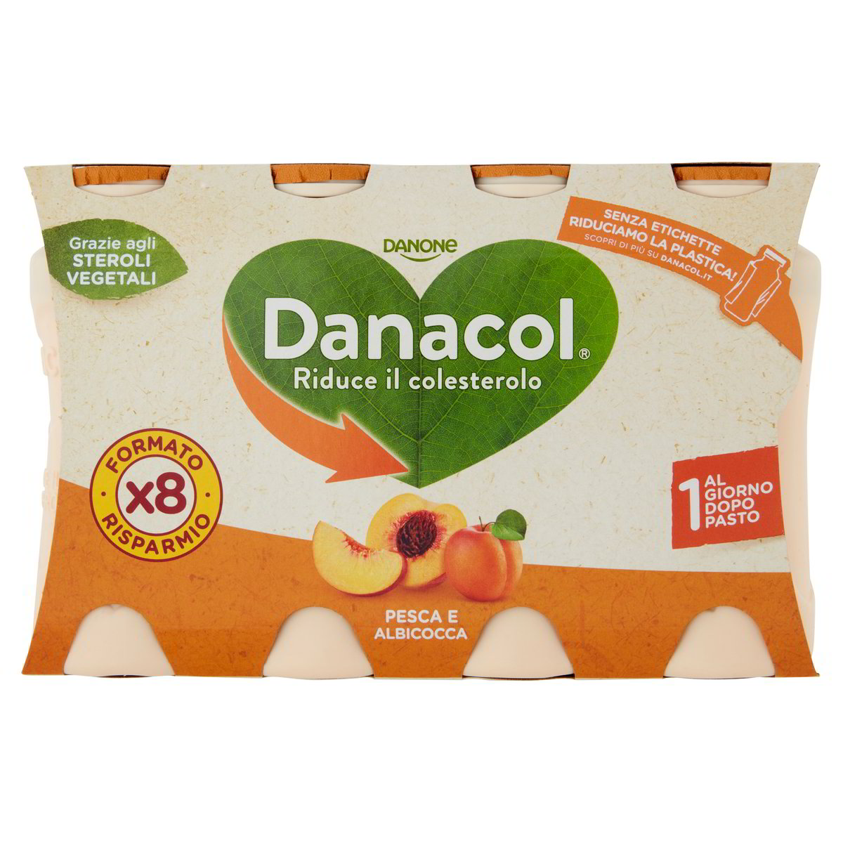 Danacol Gusto Pesca E Albicocca Danone Ml X Pz L Ecommerce