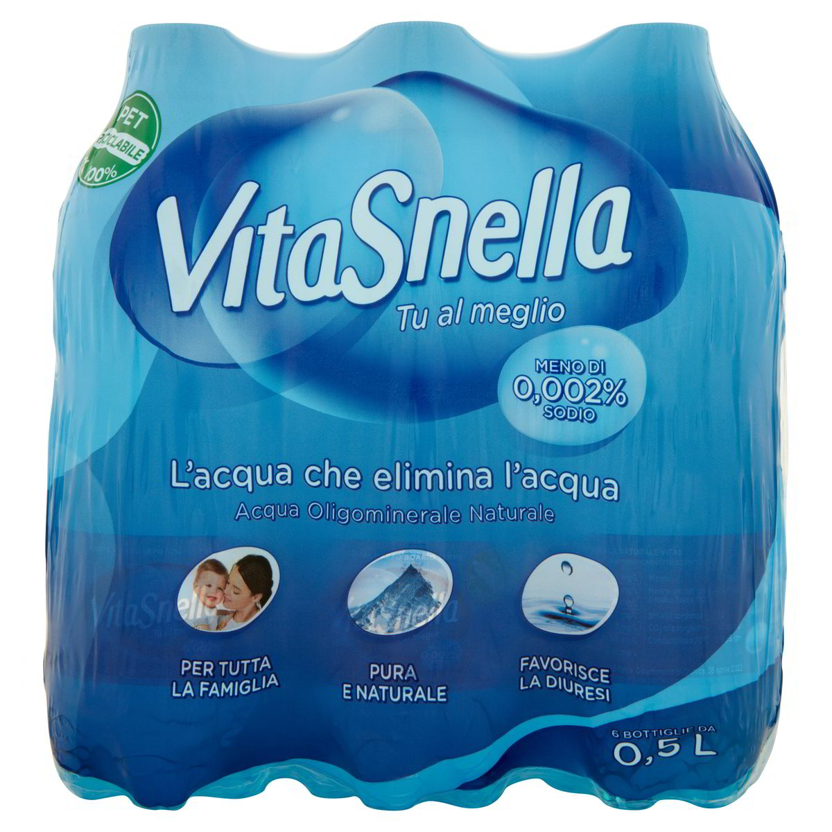 Acqua Naturale Vitasnella Cl X L Ecommerce Secondo Iper Tosano