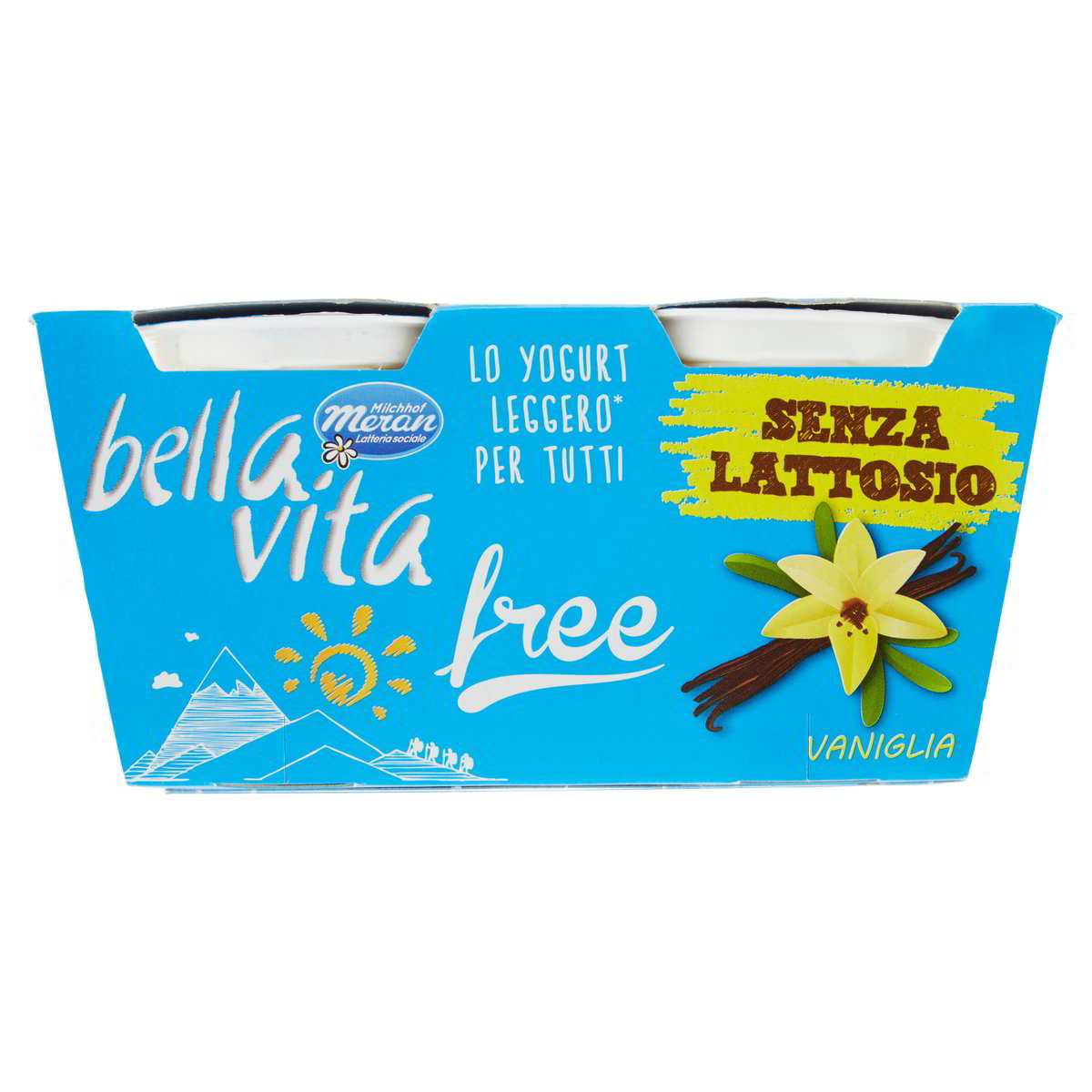 YOGURT MAGRO SENZA LATTOSIO GUSTO VANIGLIA BELLA VITA GR 125 X 2 PZ