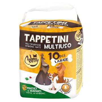 TAPPETI IGIENICI PER ANIMALI 60X90 CELMY 10 PZ - l'ecommerce secondo Iper  Tosano