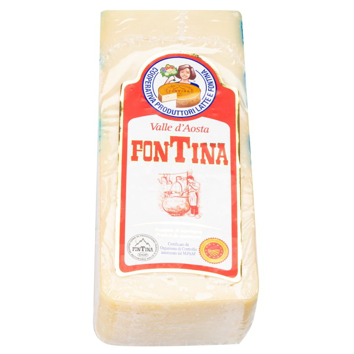 FORMAGGIO FONTINA DOP 1KG CA GR.1000 CIRCA - L'ecommerce Secondo Iper ...