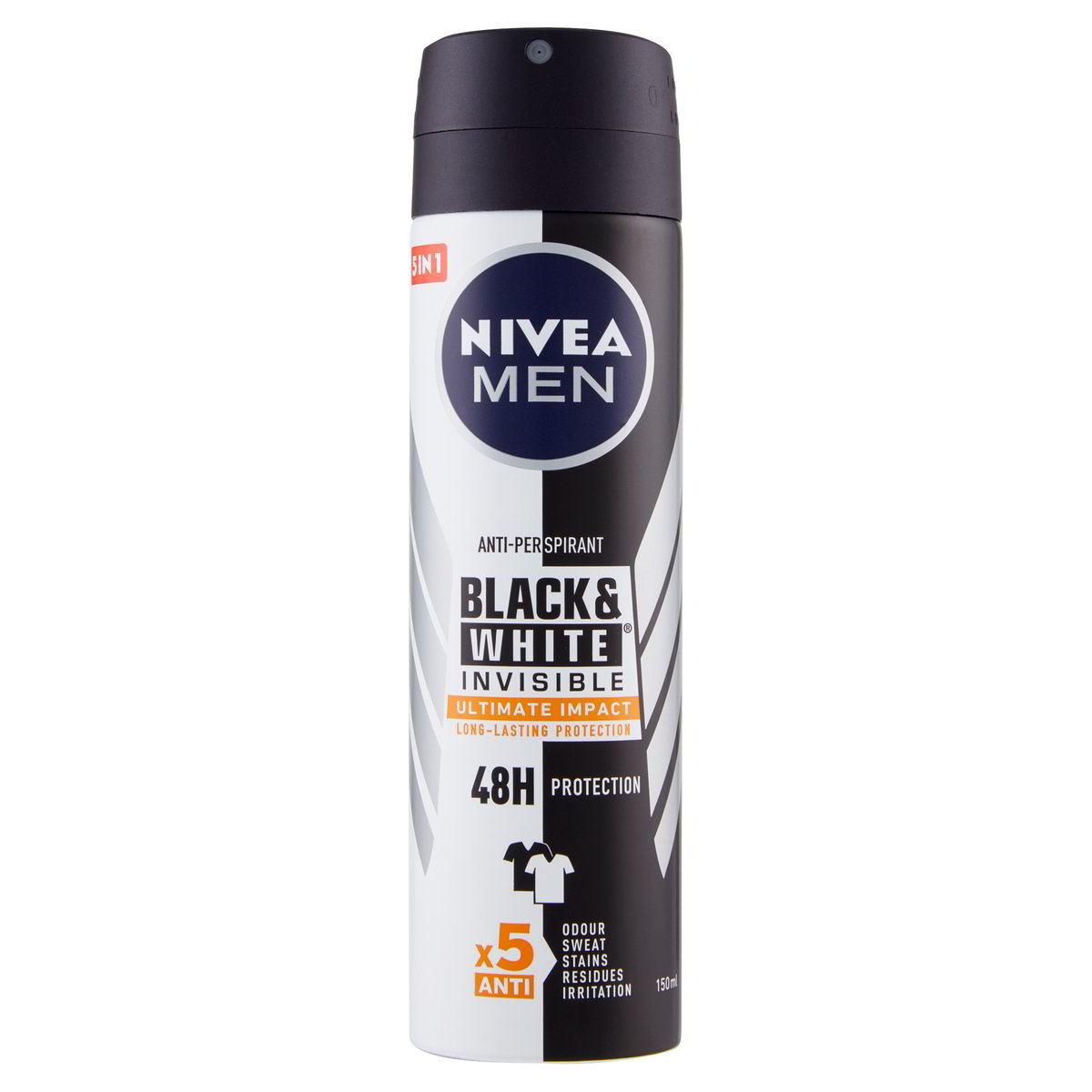 DEODORANTE B&W ULTIMATE MEN SPRAY NIVEA ML.150 - L'ecommerce Secondo ...