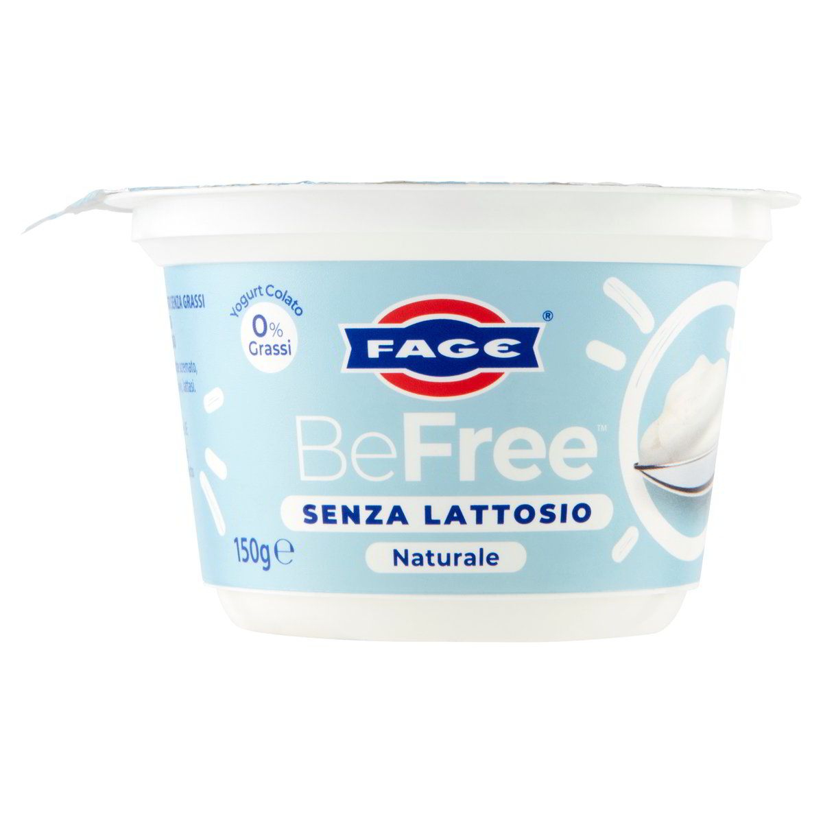 YOGURT GRECO BIANCO SENZA LATTOSIO BEFREE FAGE GR. 150