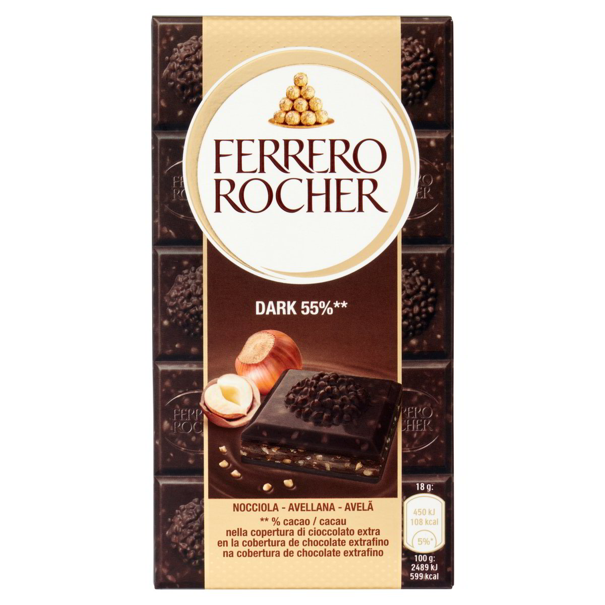 Tavoletta Di Cioccolato Fondente 55 Con Nocciole Rocher Gr90 Lecommerce Secondo Iper Tosano 8357