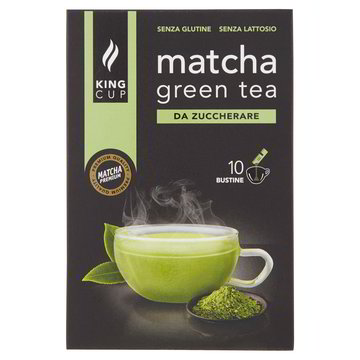 THE MATCHA SOLUBILE SENZA ZUCCHERO BUSTINE KING CUP X10 - l'ecommerce  secondo Iper Tosano