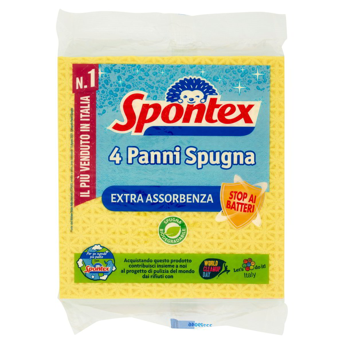 PANNI SPUGNA SPONTEX PZ 4 - L'ecommerce Secondo Iper Tosano